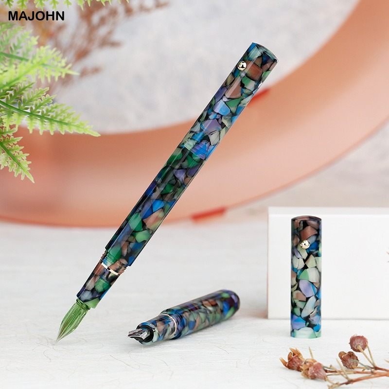 Office Stationery Supply Business - MAJOHN N8 смоляная стеклянная ручка, чернильная