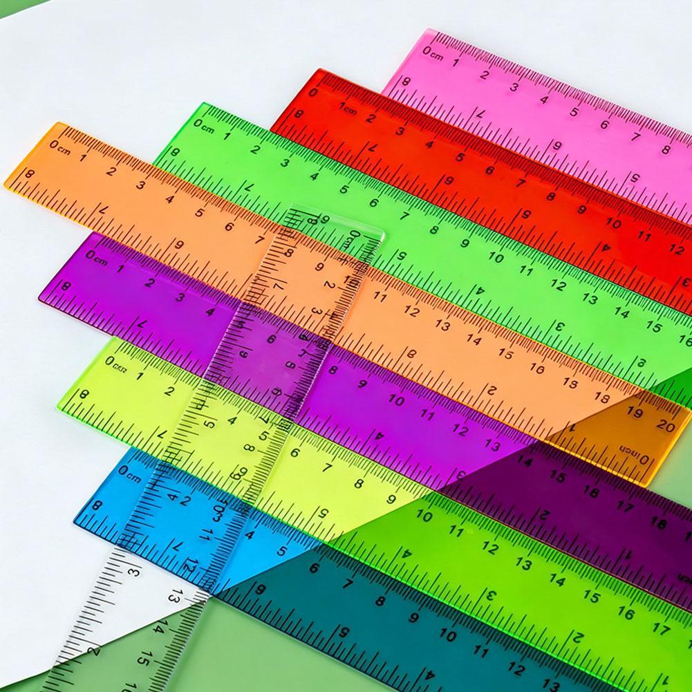 5 шт. пластиковых линеек случа – обзор и цена Ruler Set Transparent