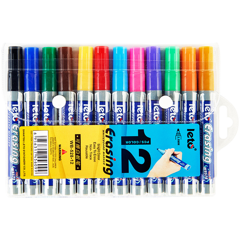 POP 8/12 цветных стираемых мар – обзор и цена Whiteboard Marker Set