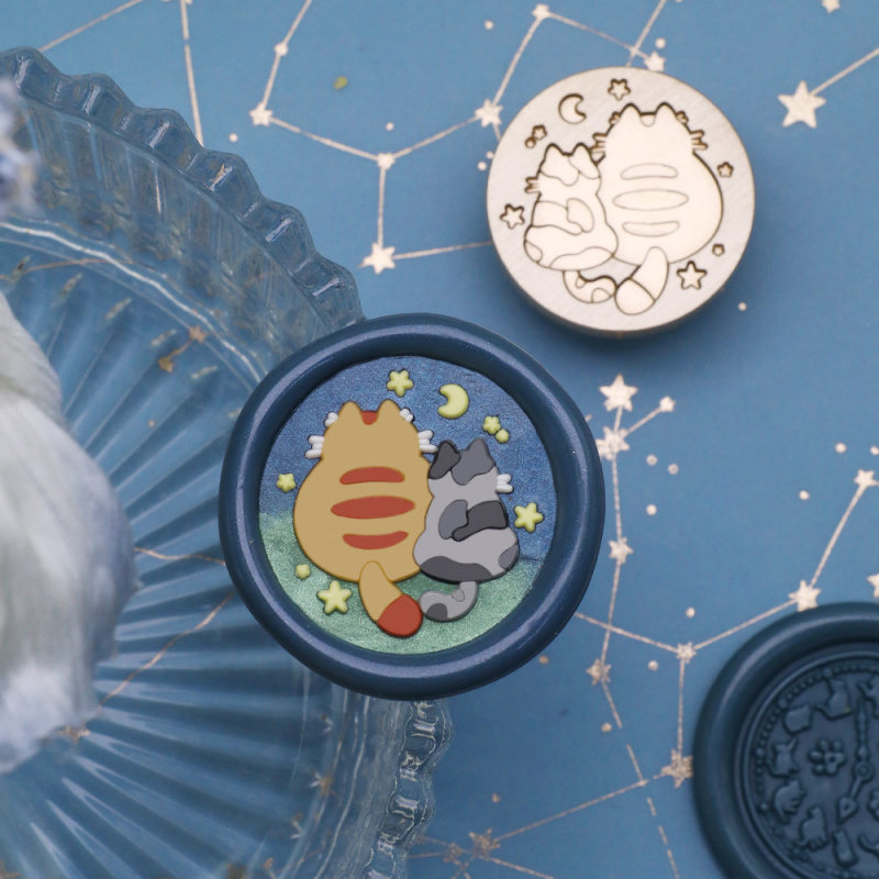 Серия Cat, 25 мм, сургучная пе – обзор и цена Wax Seal Stamp Kit